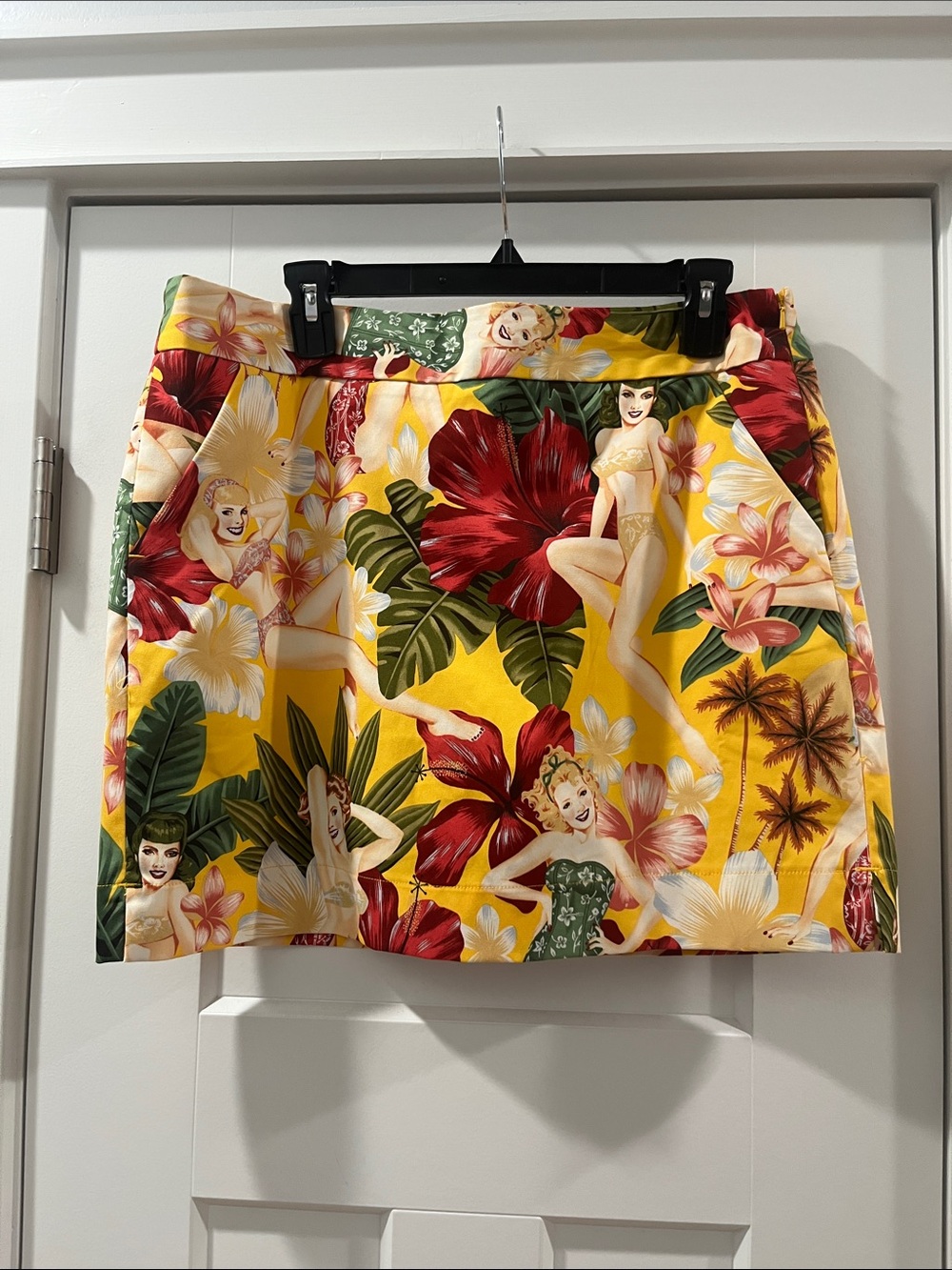 Women's golf skirt skort Vintage inspired Tropical Pinup girls loudmouth Size 10